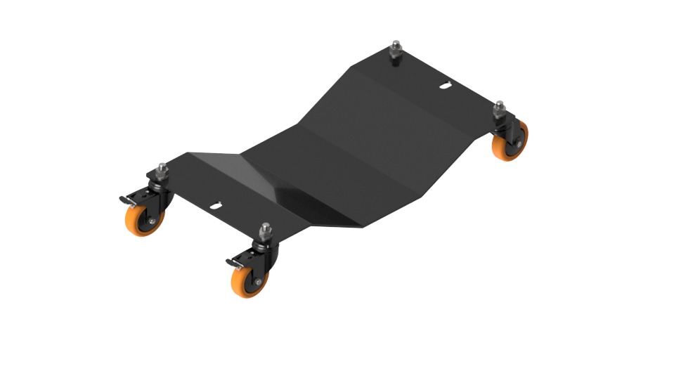 Conjunto de Patins de Movimentação para Robô - 600kg